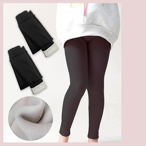 Легинсы рубчик на меху д (11-14) 261110-J4079