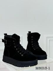 Ботинки зима нат. замша по 8 пар (36-41)р./ M8013-1