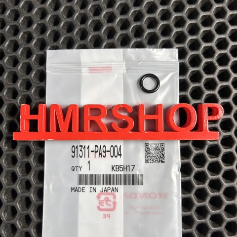 Honda O-ring уплотнительное кольцо (7.7x1.9) 91311-PA9-004