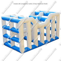 Элемент аквапарка «Объемный куб», 8,5×3×3 м