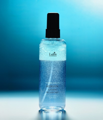 Двухфазный кератиновый мист с комплексом масел Keratin Layered Oil Hair Mist LADOR