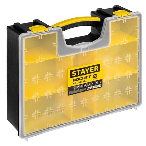 STAYER ROCKET-8, 420 х 330 х 110 мм (16.5