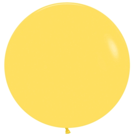 Большой шар жёлтый,  пастель, 61 см