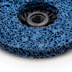 37-1-419 Круг зачист. полимер. (коралловый) Голубой,  coarse grain (грубый), 125хМ14х15мм РемоКолор