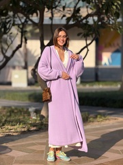 Кардиган в цвете лаванда