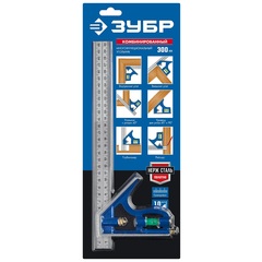 ЗУБР 300 мм, комбинированный угольник, Профессионал (3436)