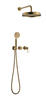 Boheme 174-BR Смеситель встроенный + верхний+ ручной душ, ETERNA BRONZE