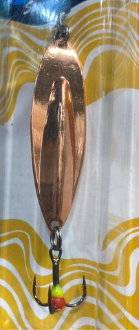 71 Блесна зимняя KDF Minkur 130-8021 8 гр 55 мм цв copper