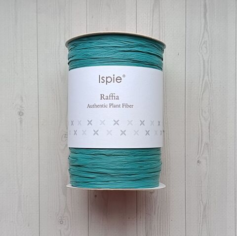 Рафия Ispie 133A Минеральный зеленый Mineral green