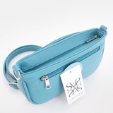 Сумка Саломея 339 фактурный морская волна