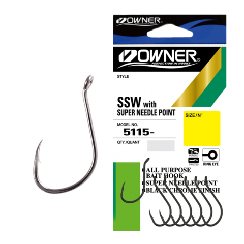 5115 № 1/0 Крючки OWNER OH SSW / продажа от 5 уп.