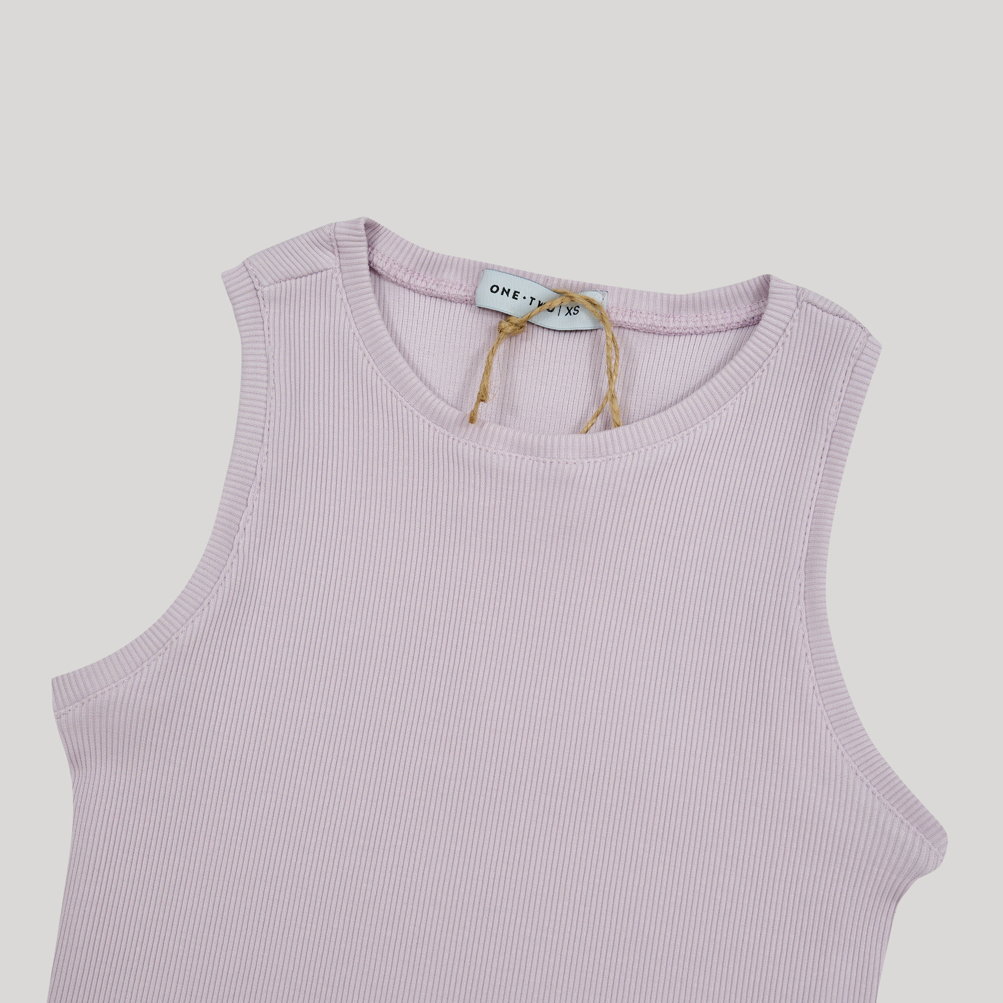 Ribbed Crop Top Orchid Hush