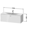 Duravit Brioso Тумба подвесная под раковину # 234412, 1 выдвижное отделение, 444x1220x479мм, цвет White High Gloss BR421402222