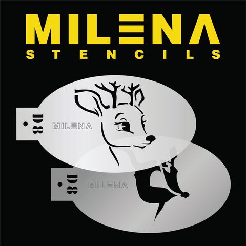 Трафарет Milena D8