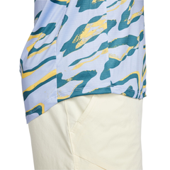 Футболка теннисная Nike Court Dri-Fit Advantage Printed Top - cobalt bliss/white