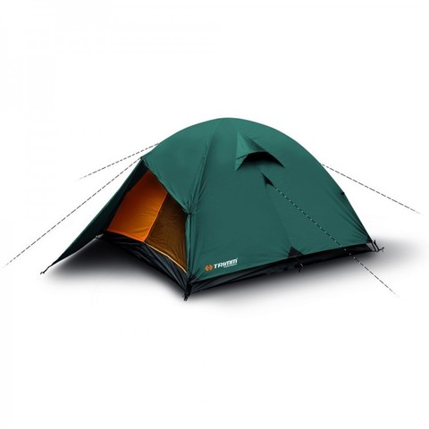 Туристическая палатка Trimm OHIO, 2+1 (зеленая)