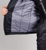 Утеплённая прогулочная лыжная куртка Nordski Premium Sport Grey/Black мужская