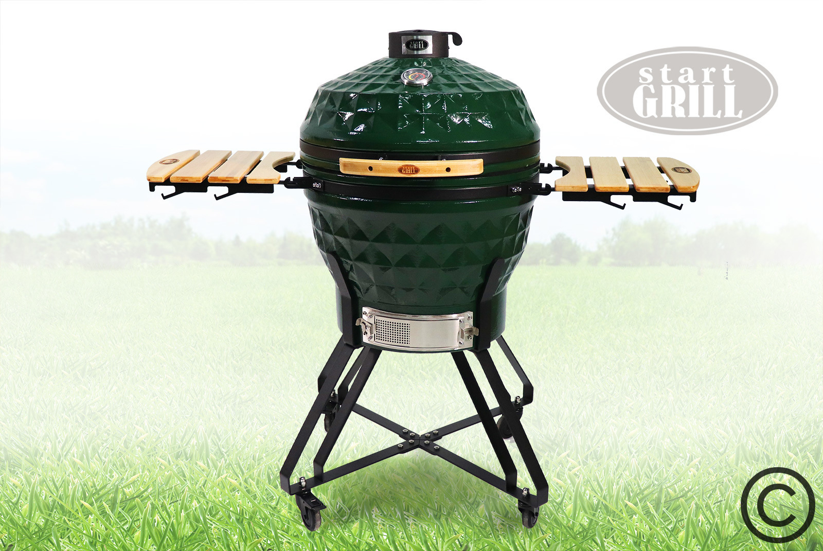 Start Grill PRO зеленый, 61 см/24 дюйма Артикул: SG24 Фото №1