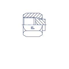 Заглушка ORFS 11/16" с внутренней резьбой CAST