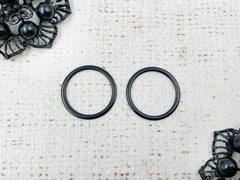 Кольцо для бюстгальтера металл, d 1,9 см, чёрный