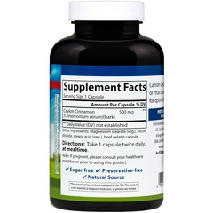 Carlson Labs, цейлонская корица, 180 капсул