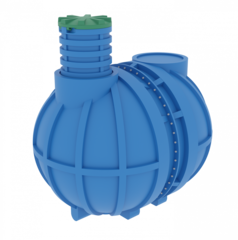 Емкость  подземная для питьевой воды Мультпласт B10 10000 л. горизонтальная (3200x2400x2400см;400кг;синий) - арт.555434.39