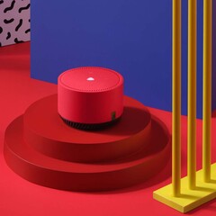 Умная колонка Яндекс Станция Лайт, Чили (YNDX-00025-RED)
