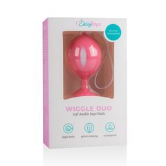 Розовые вагинальные шарики Wiggle Duo - 