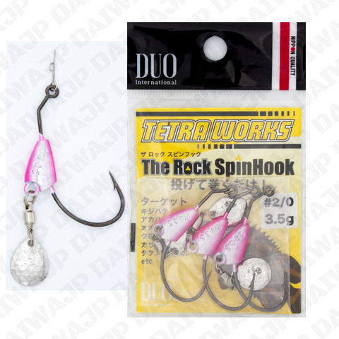 Джиговая снасть DUO THE ROCK SPIN HOOK 3.5G #2 : Pink Pink