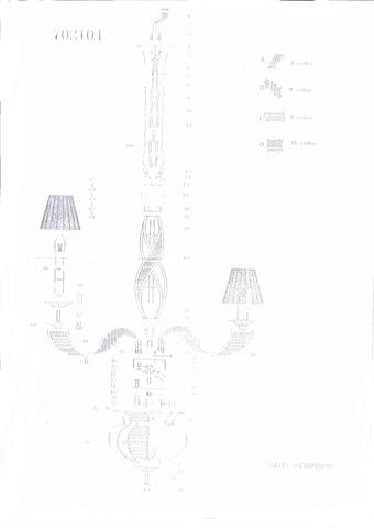 Подвесная люстра Alveare Lightstar Premium 702102