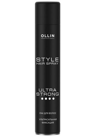 Ollin Professional Лак для волос ультрасильной фиксации, 500 мл