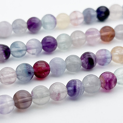 Флюорит бусины, диаметр около 6,2-6,6 мм, цена за 30-31 шт (1/2 нити)