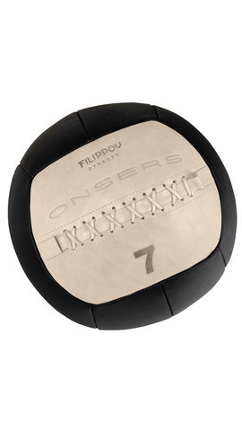 Медбол Exclusive Onsers Filippov 12кг/⌀35см, беллый