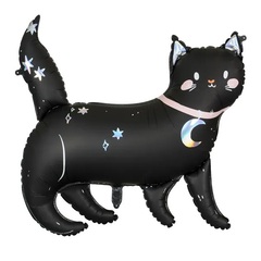 ПД Фигура, Кошка со звездочками, Черный, 96*95 см, 1 шт. (В упаковке)