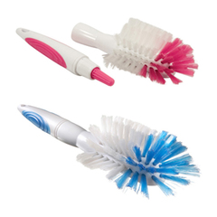 Щеточка для мытья бутылок и сосок, 1 шт. в уп. (голубой)