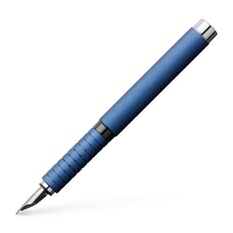 Ручка перьевая Faber-Castell Essentio Aluminium Blue, F  (148441)