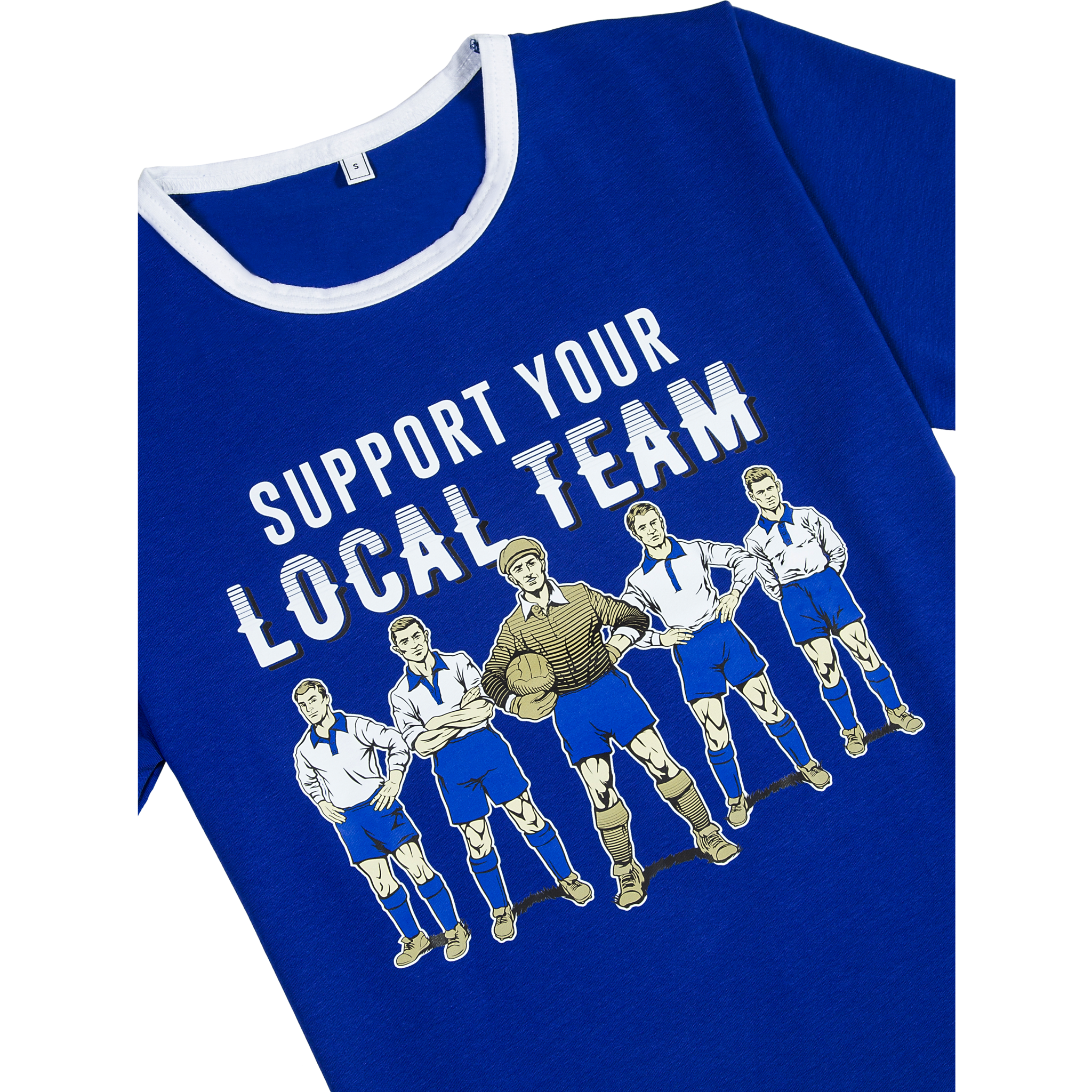 Support your local team blue t-shirt