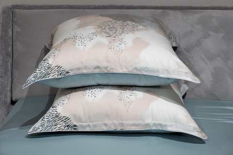 Наволочки 2шт 70x70 Garda Decor Нувола бирюзовые