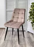 фото 2 Стул CHIC BLUVEL-40 бежевый / черный каркас М-City на profcook.ru