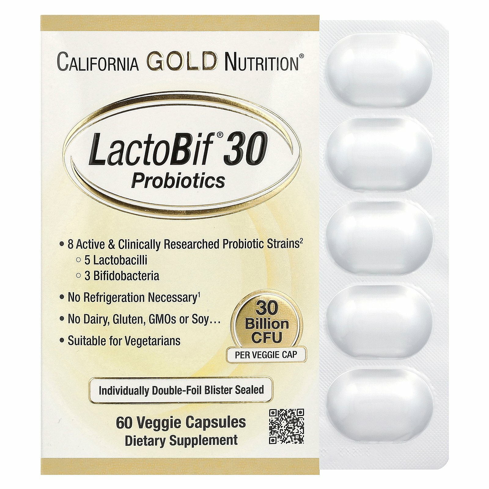 California gold nutrition lactobif 30