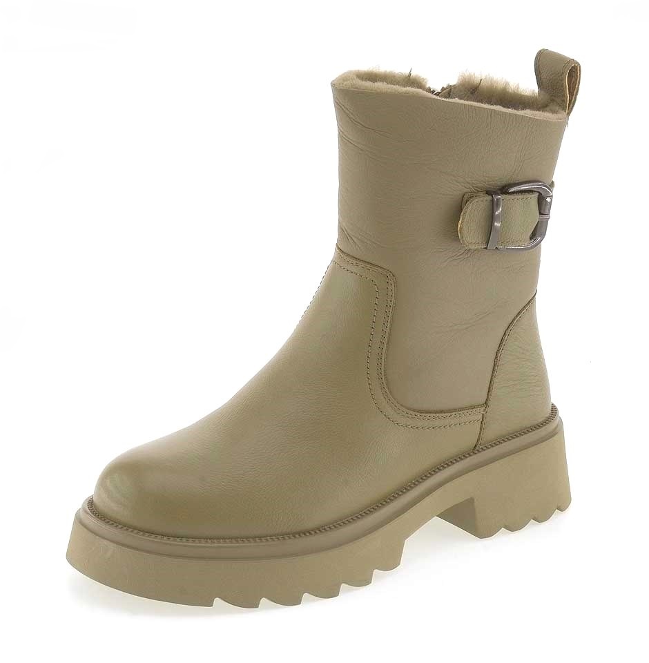 Ботильоны женские TOFA 606536-6 зеленые