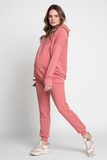 Спортивный костюм для беременных и кормящих 15870 коралл