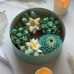 Цветочный букет из капкейков – искусство вкуса и красоты