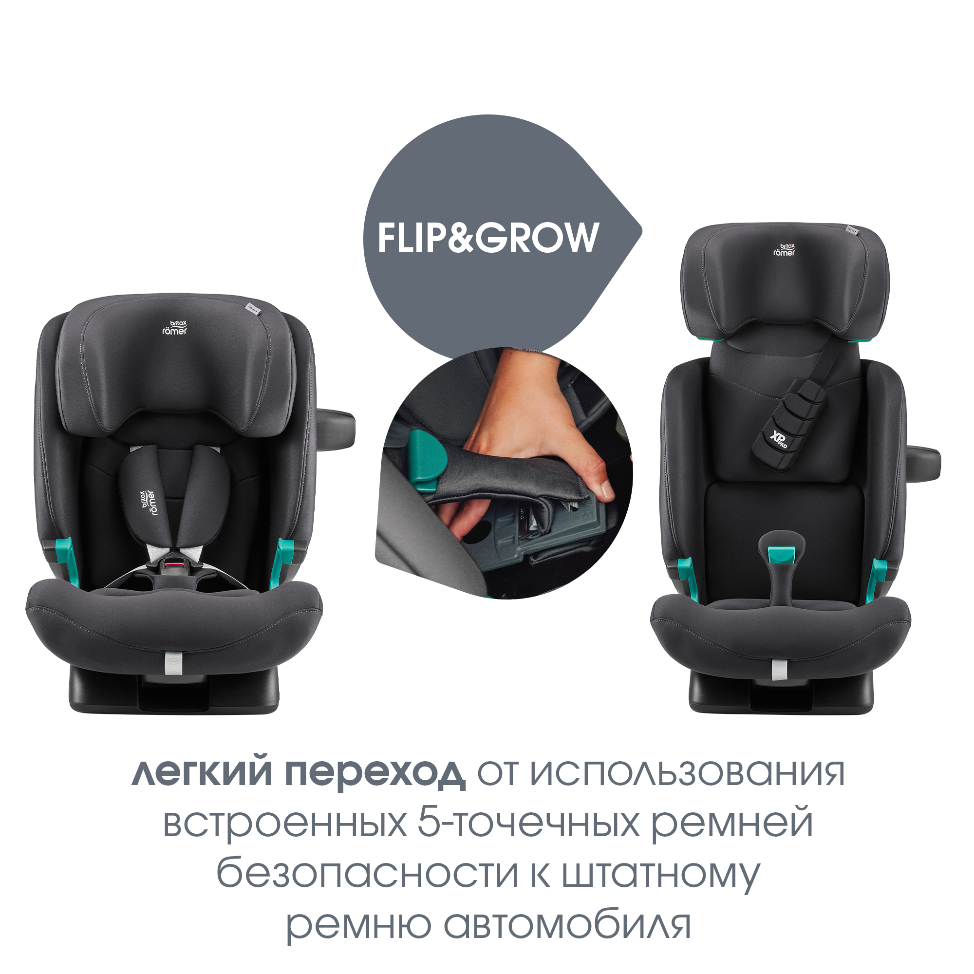 Britax Roemer ADVANSAFIX PRO Classic | Deep Grey