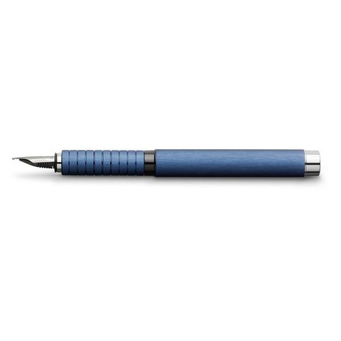 Ручка перьевая Faber-Castell Essentio Aluminium Blue, F  (148441)