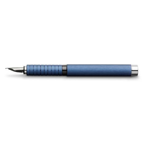 Ручка перьевая Faber-Castell Essentio Aluminium Blue, F  (148441)