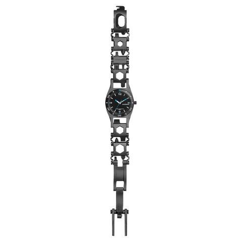 Часы-мультитул Leatherman Tread Tempo LT Black, узкий, 28 функций (832517) цвет чёрный | Multitool-Leatherman.Ru