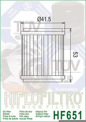 Фильтр масляный Hiflo HF651
