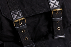 Винтажный рюкзак из ткани Virginland 51 Black