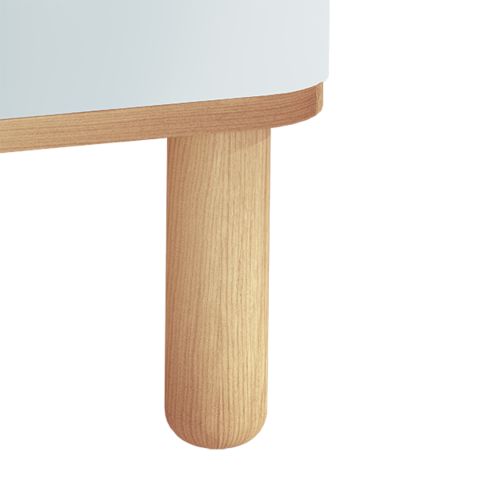 Vitra 61069 Комплект ножек для мебели Sento ( 4 шт ), цвет светлый дуб